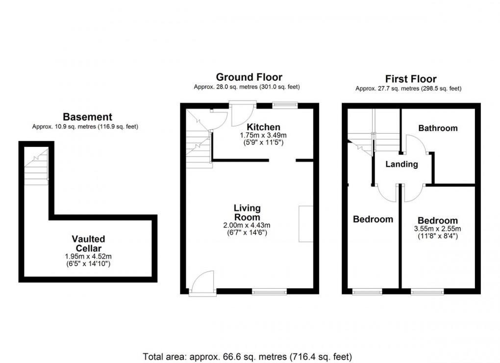 Floorplan for Trevelyan Street, Huddersfield