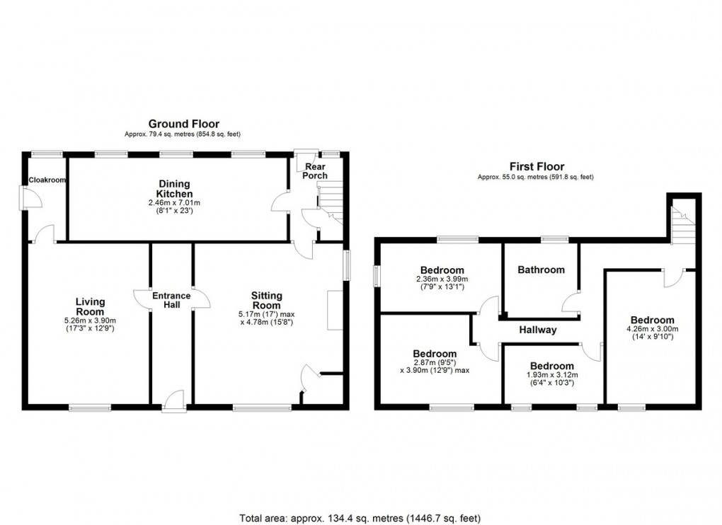 Floorplan for Stafford Hill Lane, Huddersfield