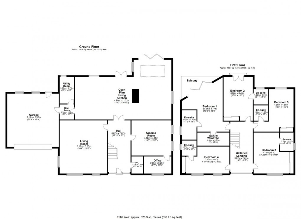 Floorplan for Ashleigh Dale, Huddersfield