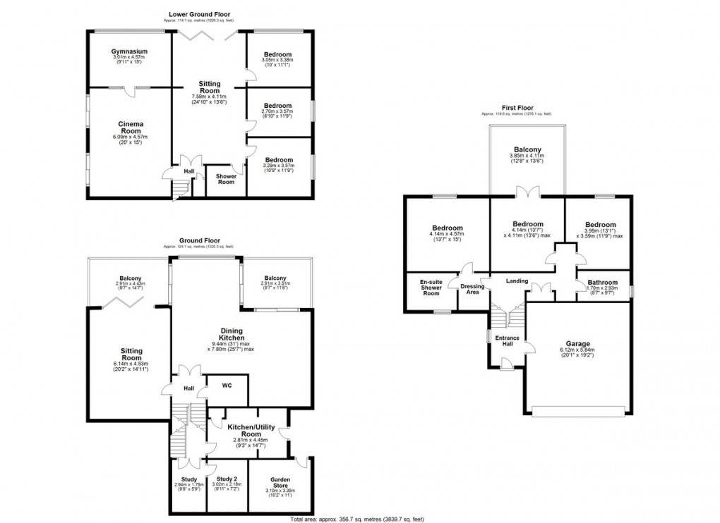 Floorplan for Daleside, Thornhill, West Yorkshire