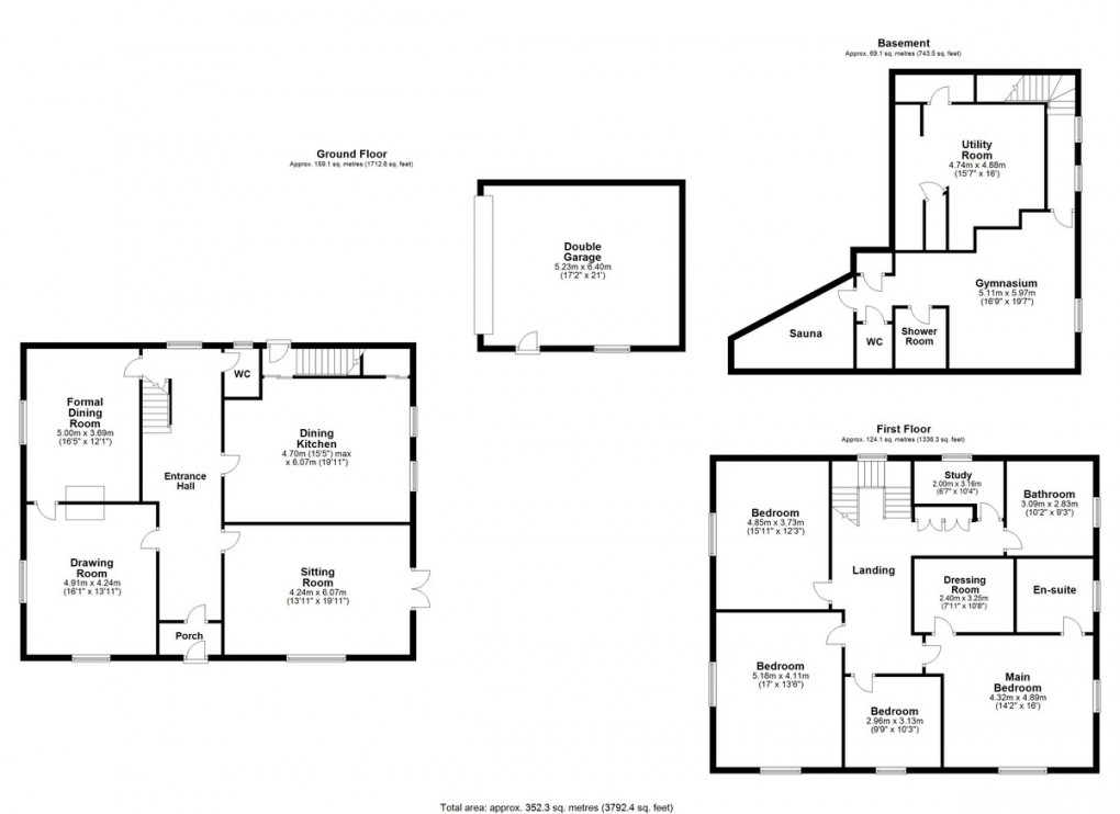 Floorplan for Thunderbridge Lane, Huddersfield