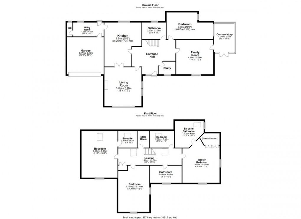 Floorplan for Stocks Bank Road, Mirfield