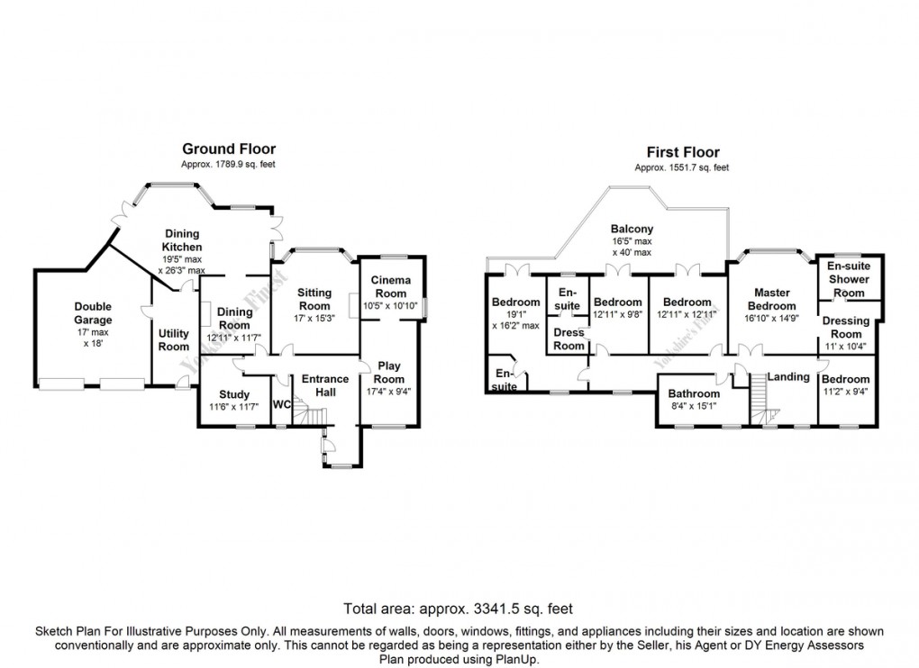 Floorplan for Upperthong, Holmfirth