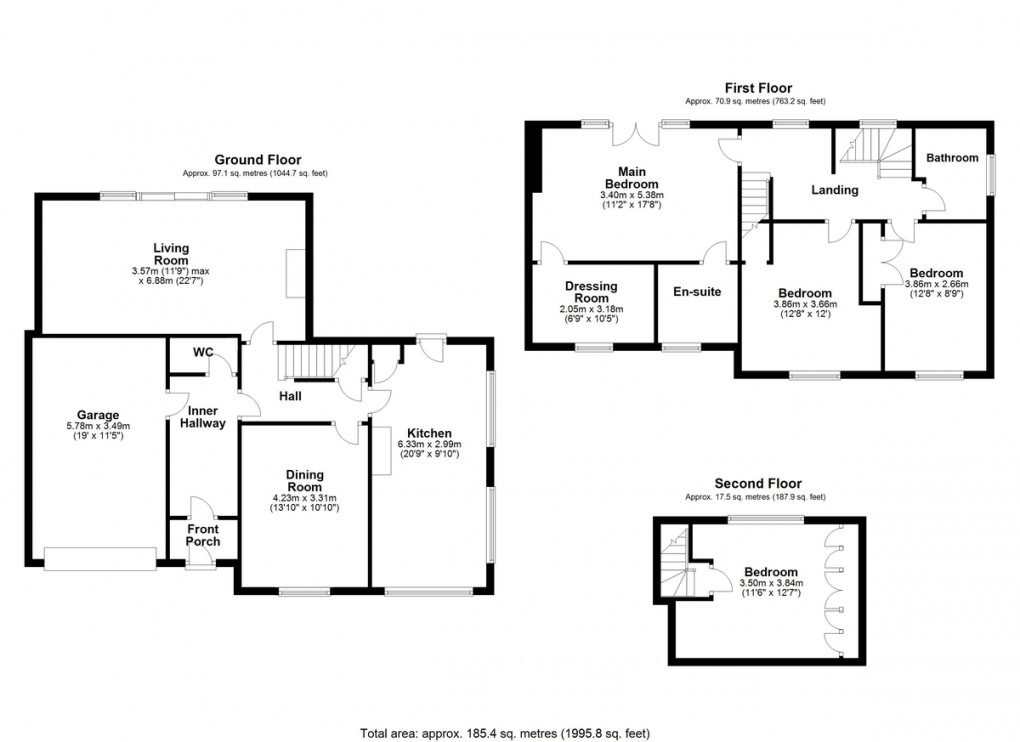 Floorplan for Stafford Hill Lane, Huddersfield