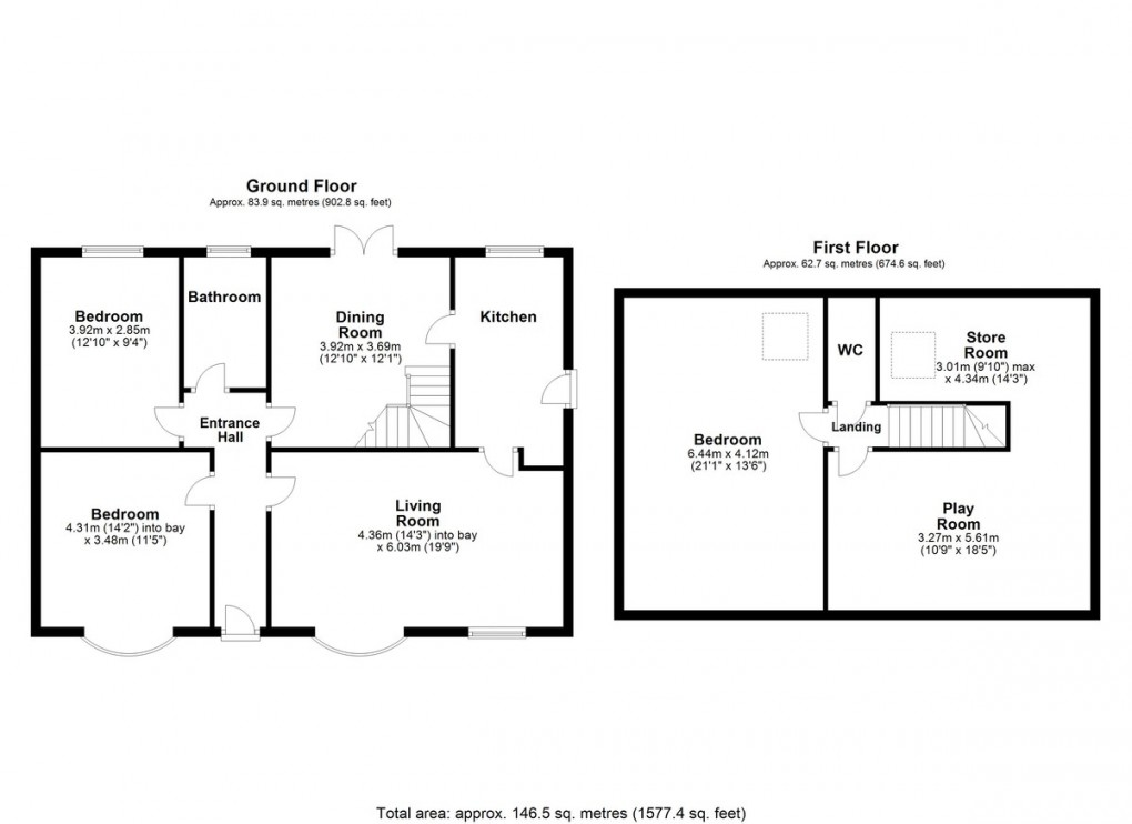 Floorplan for Stainecross Avenue, Huddersfield