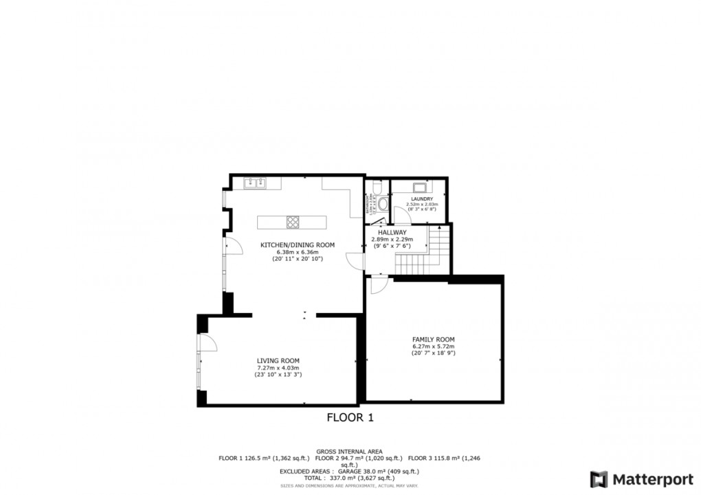 Floorplan for Oakbrook, Holmfirth Road, New Mill