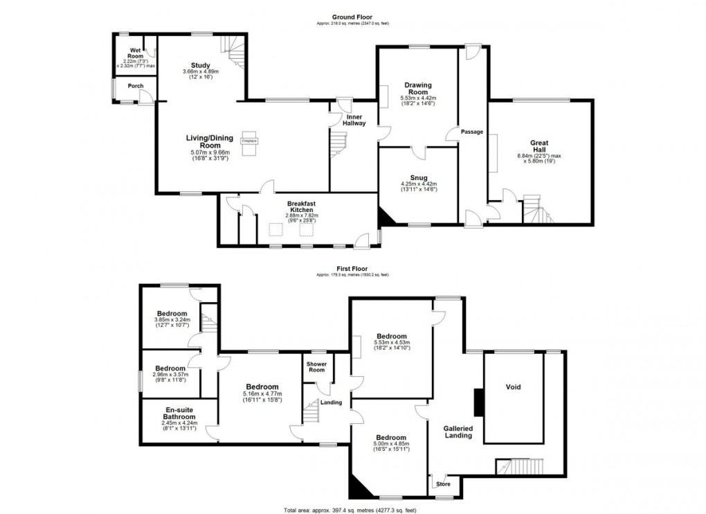 Floorplan for Whitwell Green Lane, Elland