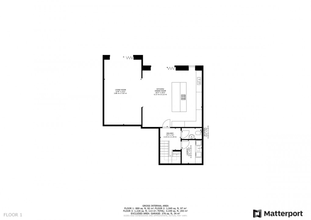 Floorplan for Meadow Vale, Holmfirth Road, New Mill, Holmfirth