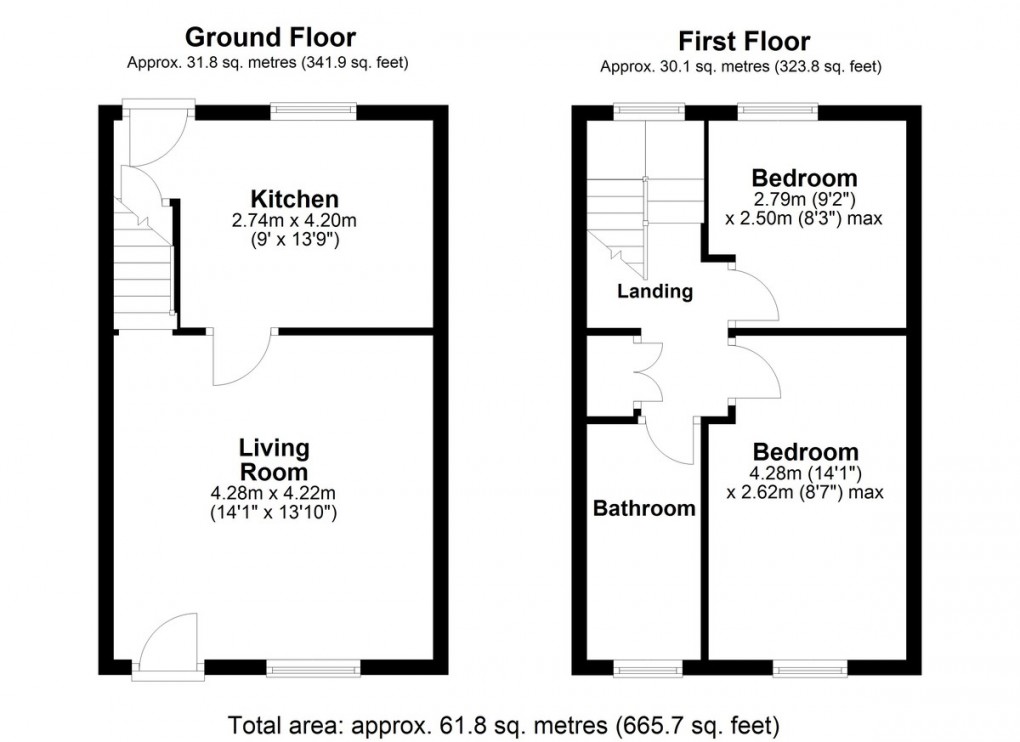 Floorplan for Raven Street, Huddersfield