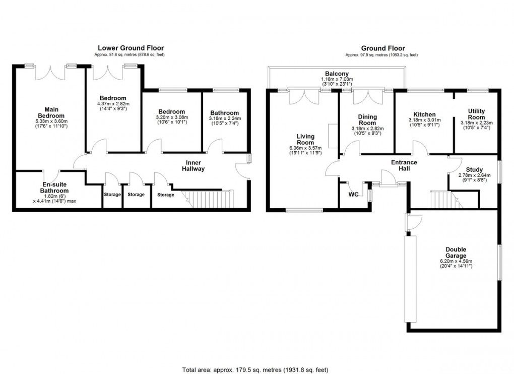 Floorplan for High Street, Thornhill