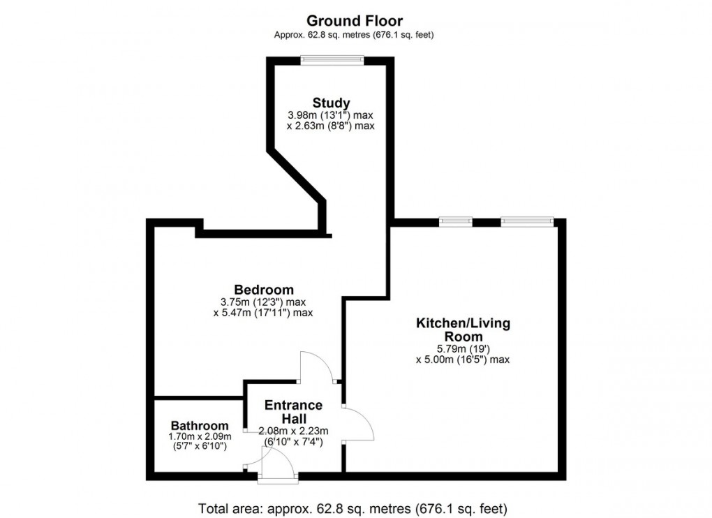 Floorplan for Fearnley Mill Drive, Huddersfield